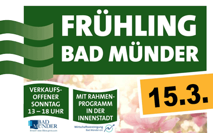 Banner mit Text, Veranstaltungszeit u. Ort